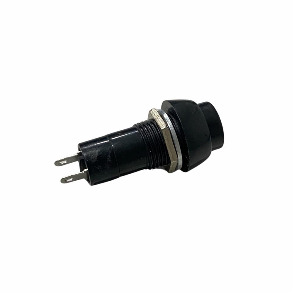 MİNİ BUTON PLS YAYLI (12 MM) SIYAH