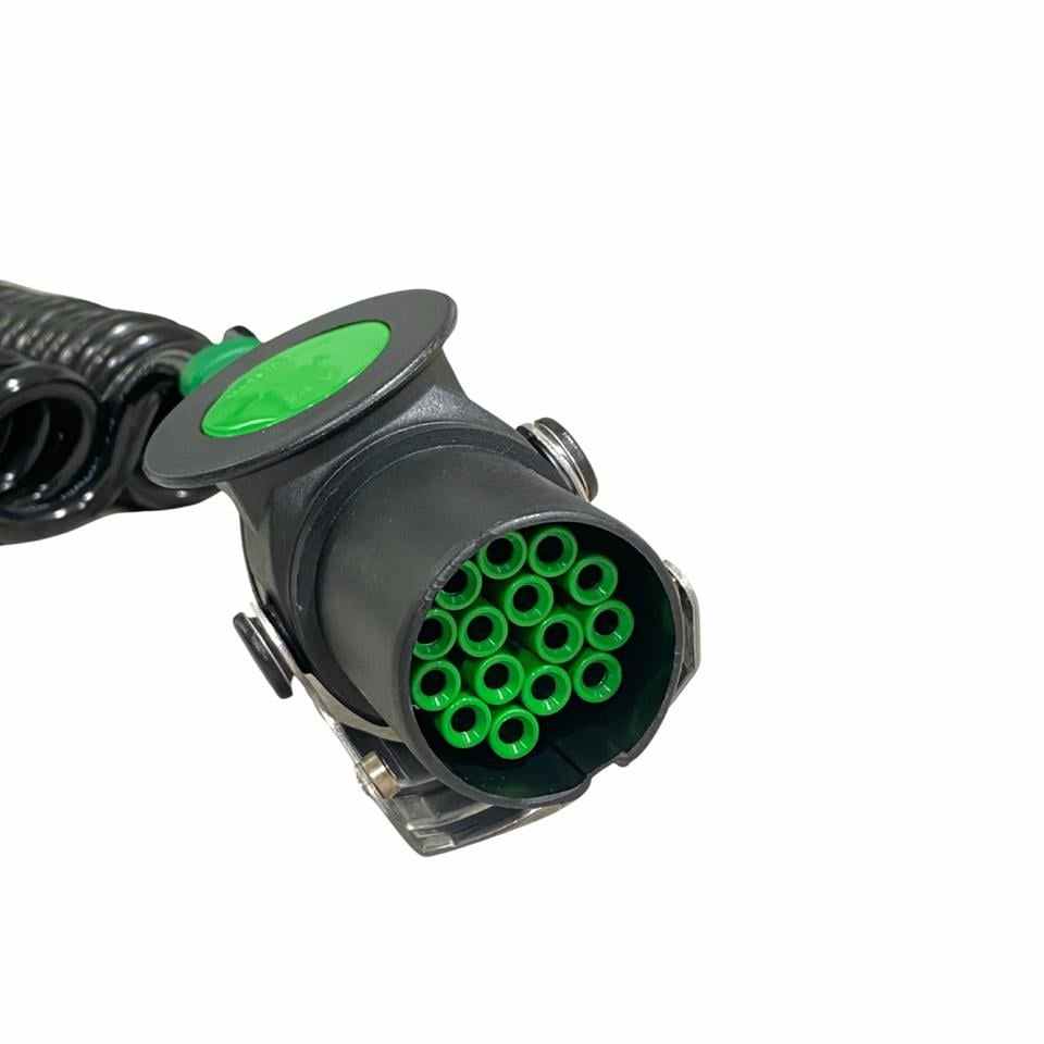 TIR DORSE ELEKTRİK KABLOSU 7'Lİ X 2 (3'LÜ) (ADAPTÖR) (15 KABLOLU) (6.0 MT) 