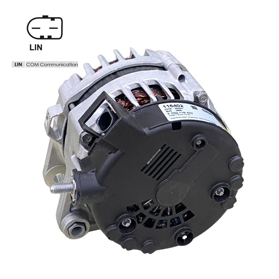 12V ALTERNATÖR DİNAMO 130 A (SOKETLİ TEK FİŞ) HYUNDAI ELANTRA IV/I20/I40-KIA CARENS IV/RIO/STONIC