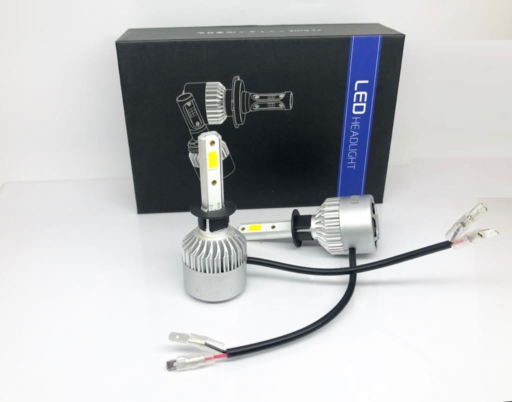 12-24V H1 LED XENON FAR AMPUL SETİ 6500K 8000 LÜMEN (COB LED)