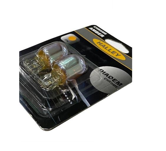HALLEY 12V 93 AMPUL DİPSİZ T20 21W DİADEM KROM SARI (2 AD) ITALY