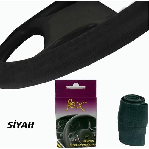 DİREKSİYON KILIFI SİLİKON SİYAH (SUNİ DERİ)