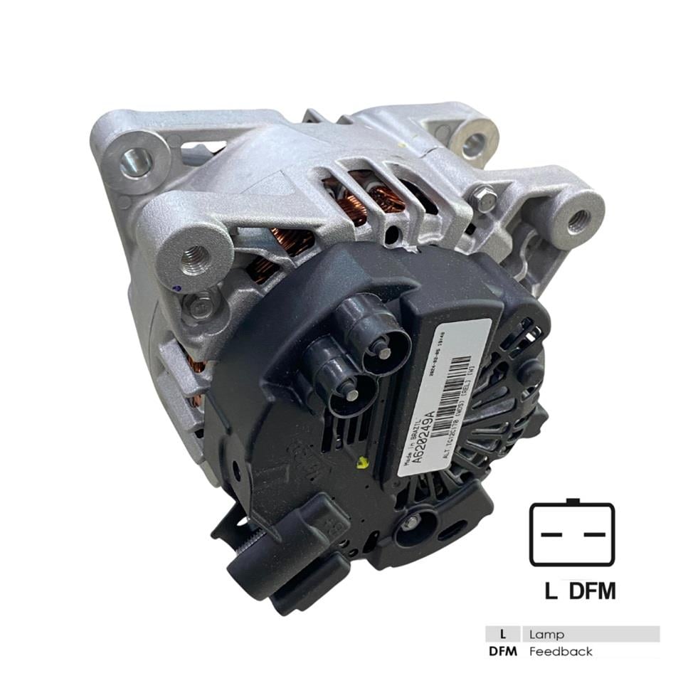 VALEO 12V ALTERNATÖR DİNAMO 120 A (L-DFM) (4 AYAK) CITROEN BERLINGO-FIAT FIORINO-PEUGEOT BIPPER