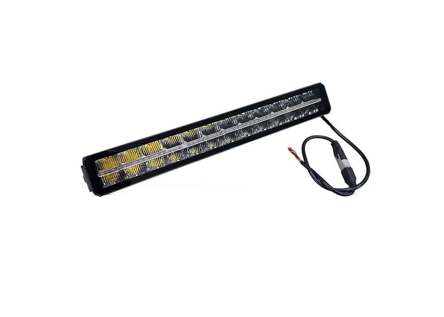 DEMMON 10V-30V LED BAR OFF-ROAD ORTASI GÜNDÜZ LEDLİ SARI-BEYAZ (550 MM)