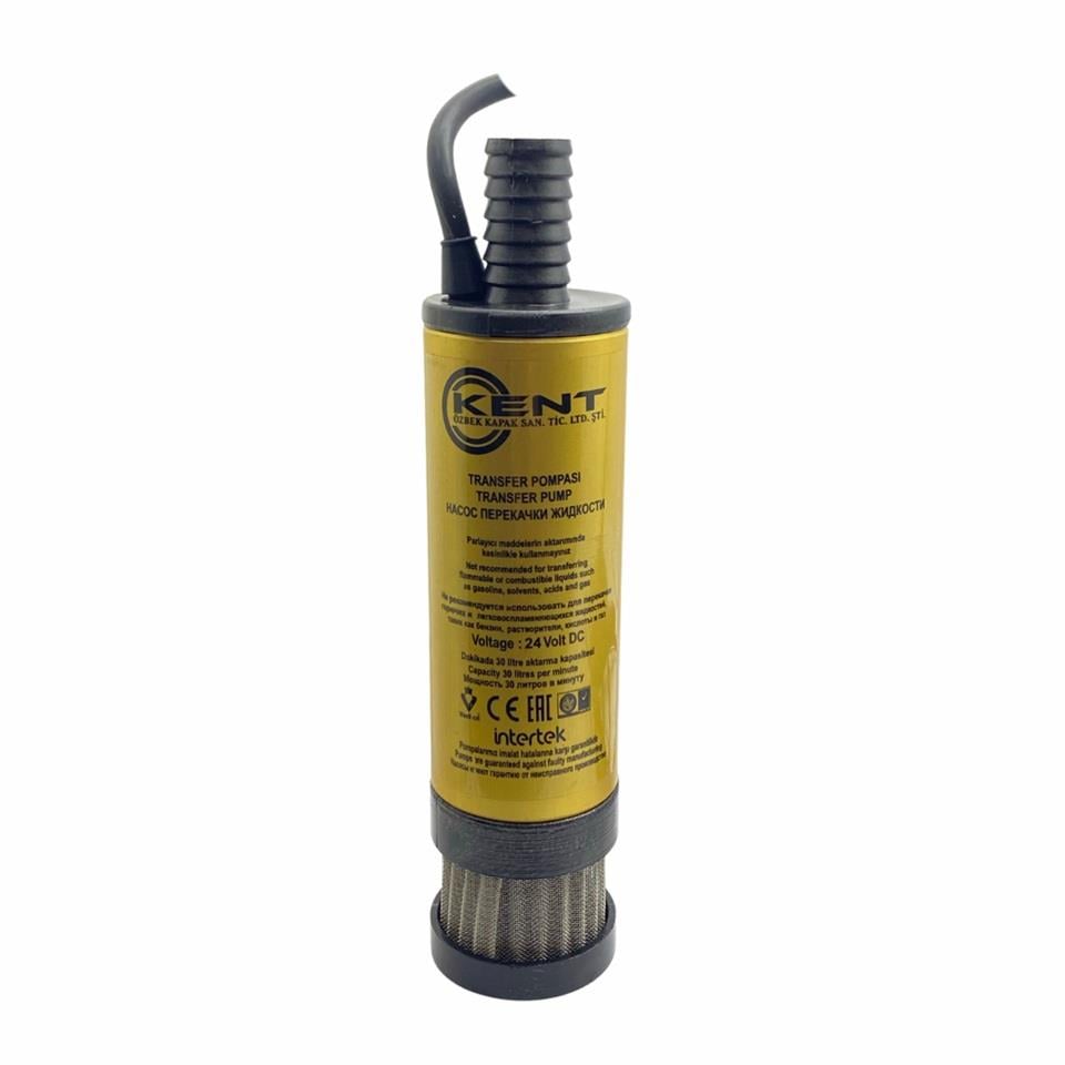 24V SIVI AKTARMA POMPASI (30 LT/DK) (SÜZGEÇLİ) (ÇIKIŞ 18 MM) (175*41 MM)