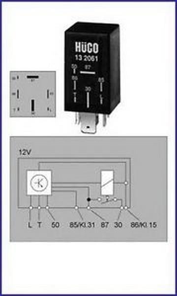 12V KIZDIRMA RÖLESİ (7 FİŞ) AUDI-SEAT-VW-FORKLİFT
