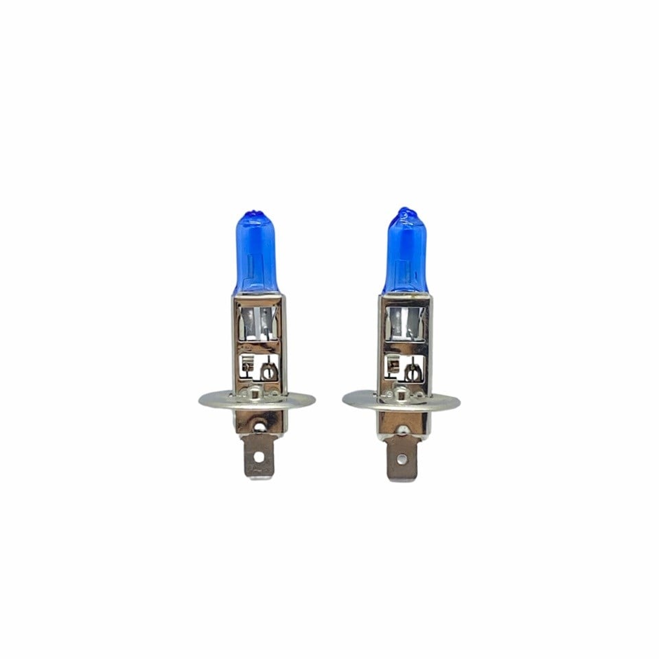12V H1 AMPUL 55W BEYAZ IŞIK XENON LIGHT BULBS 4500K (2 AD)