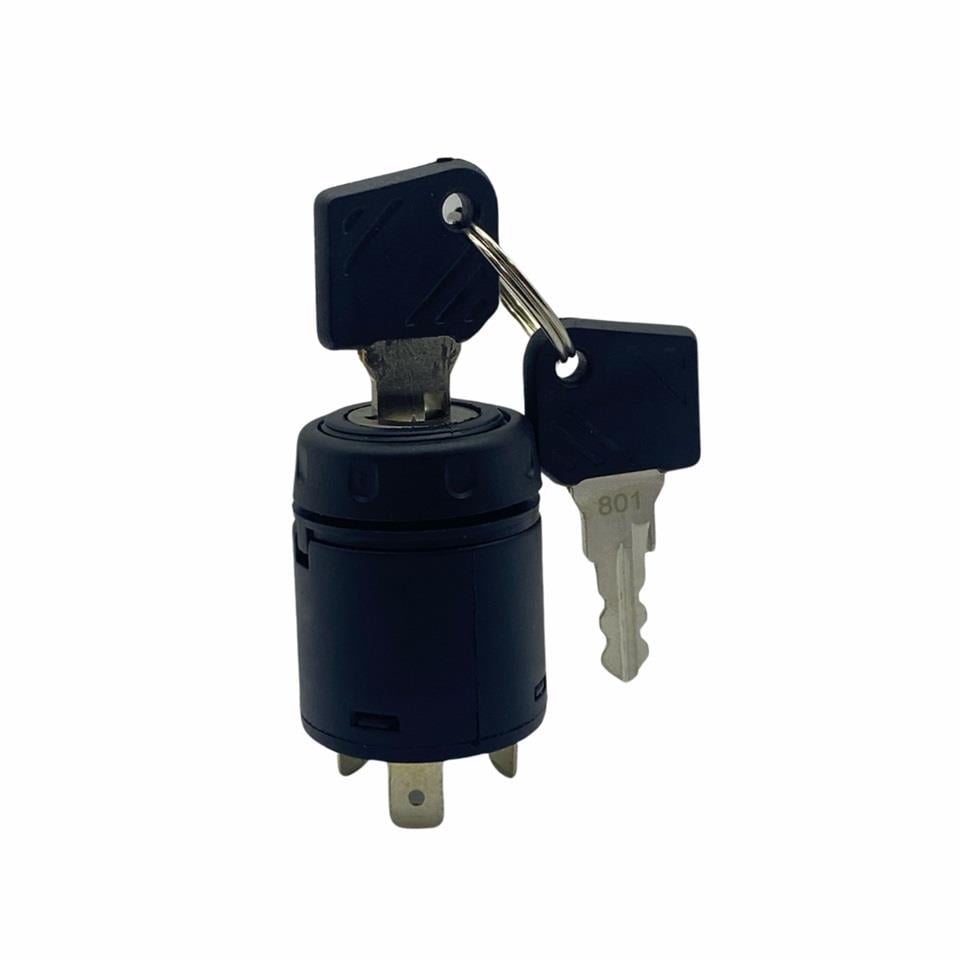 KONTAK ANAHTARI ELEKTRİKLİ FORKLİFT (3 FİŞLİ) (ON/OFF/ON) (801)