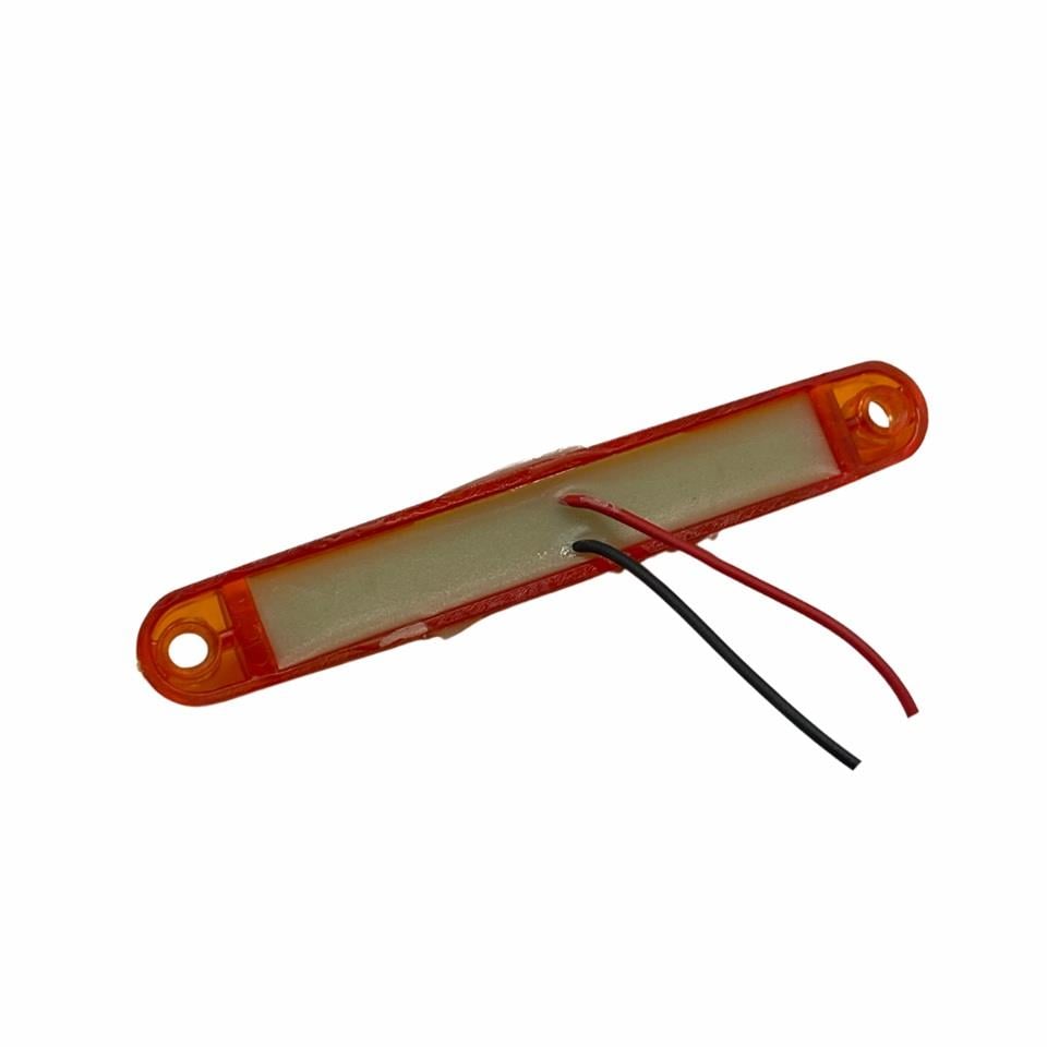12V-24V PARMAK LAMBA 9-LEDLİ SARI (100*15 MM) 