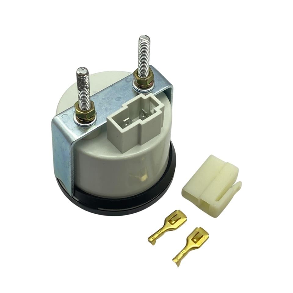 6V-80V MOTOR ÇALIŞMA SAATİ 52 MM SİYAH