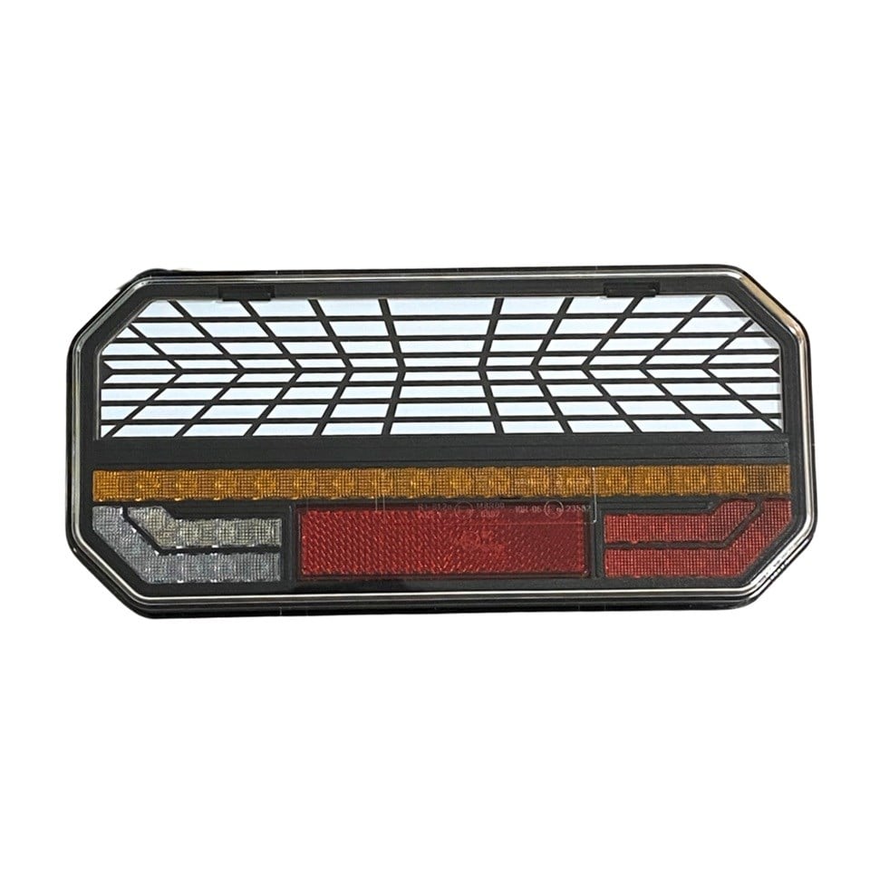 WOLFRAM 12V-30V STOP LAMBASI LEDLİ (6 FONKSİYONLU) (?*? MM) SAĞ E9