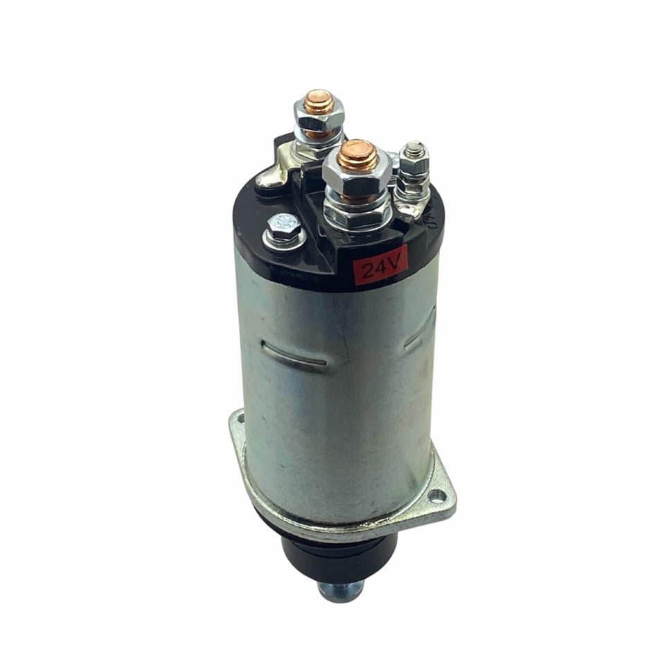 24V MARŞ OTOMATİĞİ NIKKO TİPİ (2 KULAK) (UZUN PİSTON) 5 KW