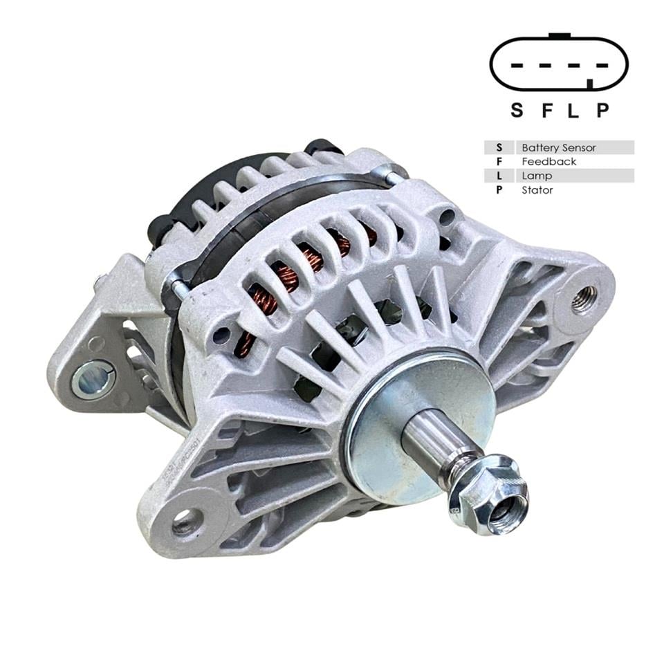 24V ALTERNATÖR DİNAMO DELCO TİPİ  70 A (SOKETLİ 4 FİŞ) 24SI CUMMINS MOTOR