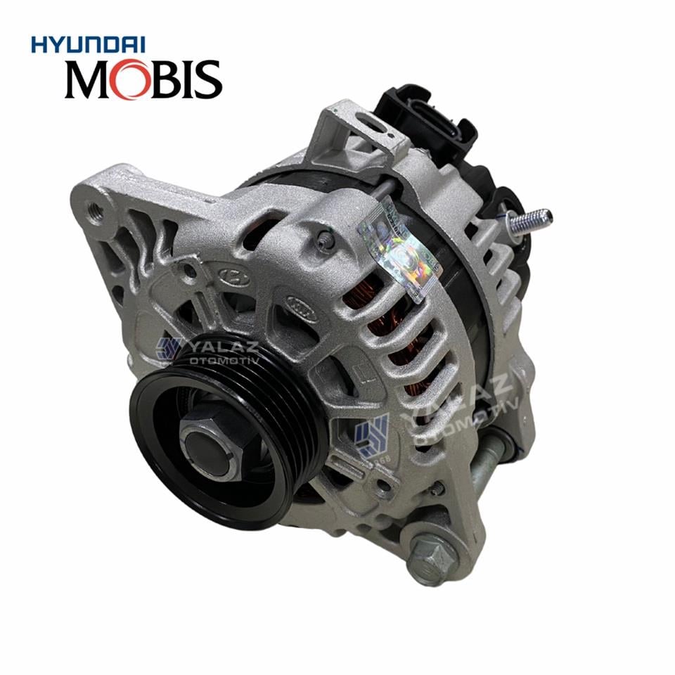 MOBIS 12V ALTERNATÖR DİNAMO DELCO TİPİ 90A (SOKETLİ 3 FİŞ) (C-L-FR) HYUNDAI ACCENT BLUE-KIA CEED/RIO