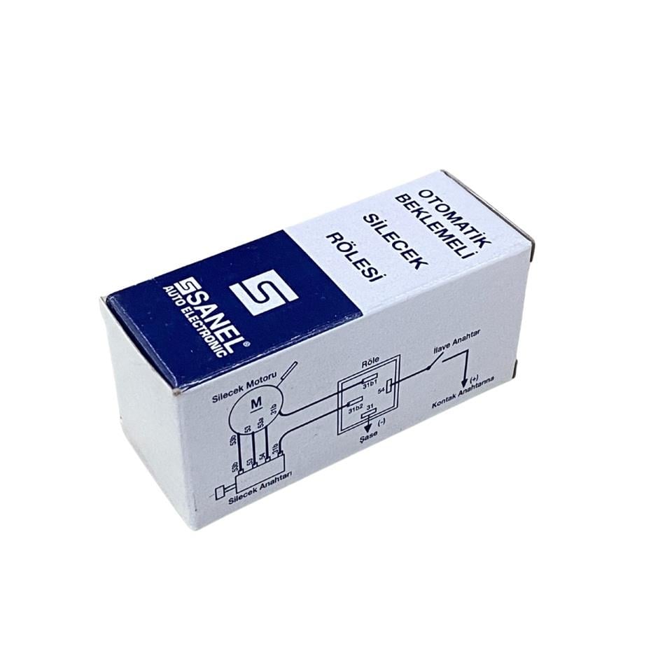 SANEL 24V SİLECEK ZAMAN RÖLESİ (4 UÇLU) (31-31B1-31B2-54) FORD CARGO
