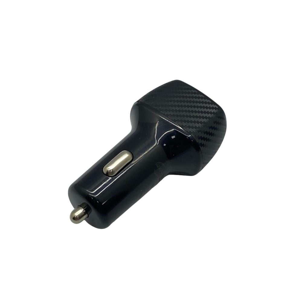 12V-24V TELEFON ŞARJ CİHAZI HIZLI ŞARJ (ÇAKMAK GİRİŞLİ) (USB+TYPE-C) (QC3.0+PD20) SİYAH