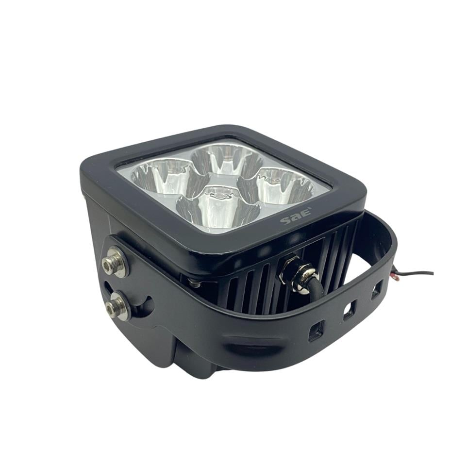 9V-36V ÇALIŞMA LAMBASI KARE LED (115*115) (4 X 10W)