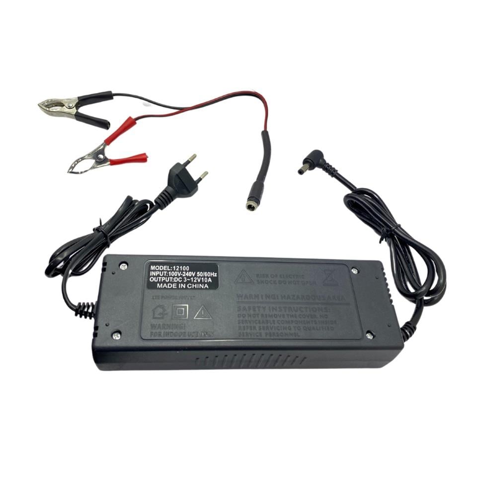 3V-12V ŞARJ REDRESÖRÜ (AKÜ ŞARJ CİHAZI) (10 A) **(MAXIMUM %15 ÜZERİNDE VOLT AYARLANIP ŞARJ EDİLMELİ)