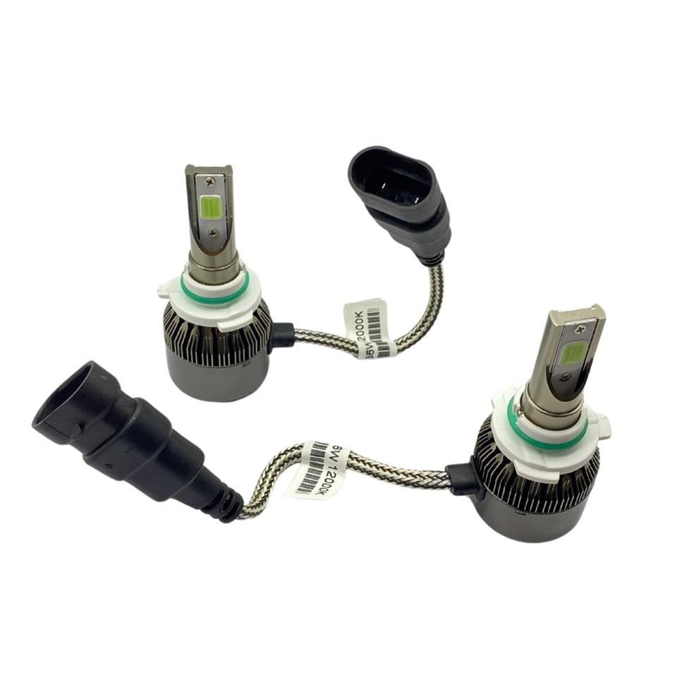 NEWLIGHT 9V-32V HB3 9005 COB LED FAR AMPUL SETİ 12000K BUZ MAVİ