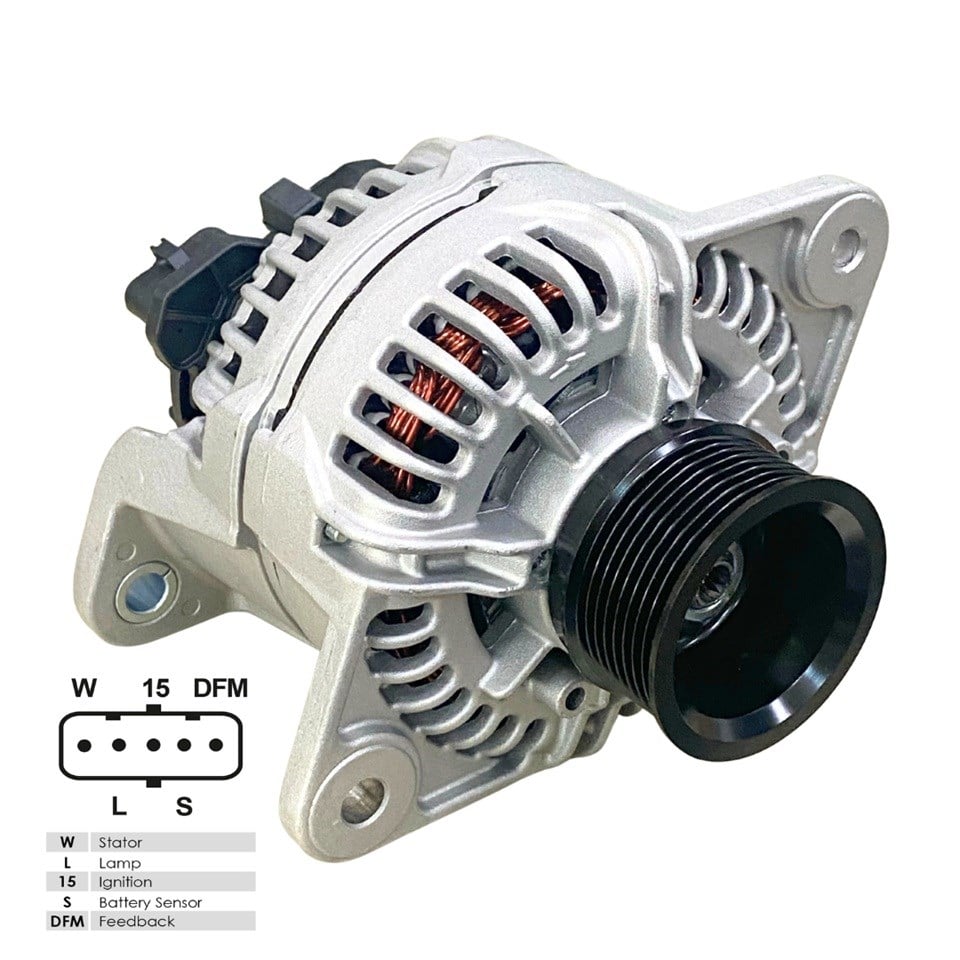 BOSCH 24V ALTERNATÖR DİNAMO 150 A (5 FİŞ SOKETLİ) (W-L-15-S-DFM) RENAULT-VOLVO