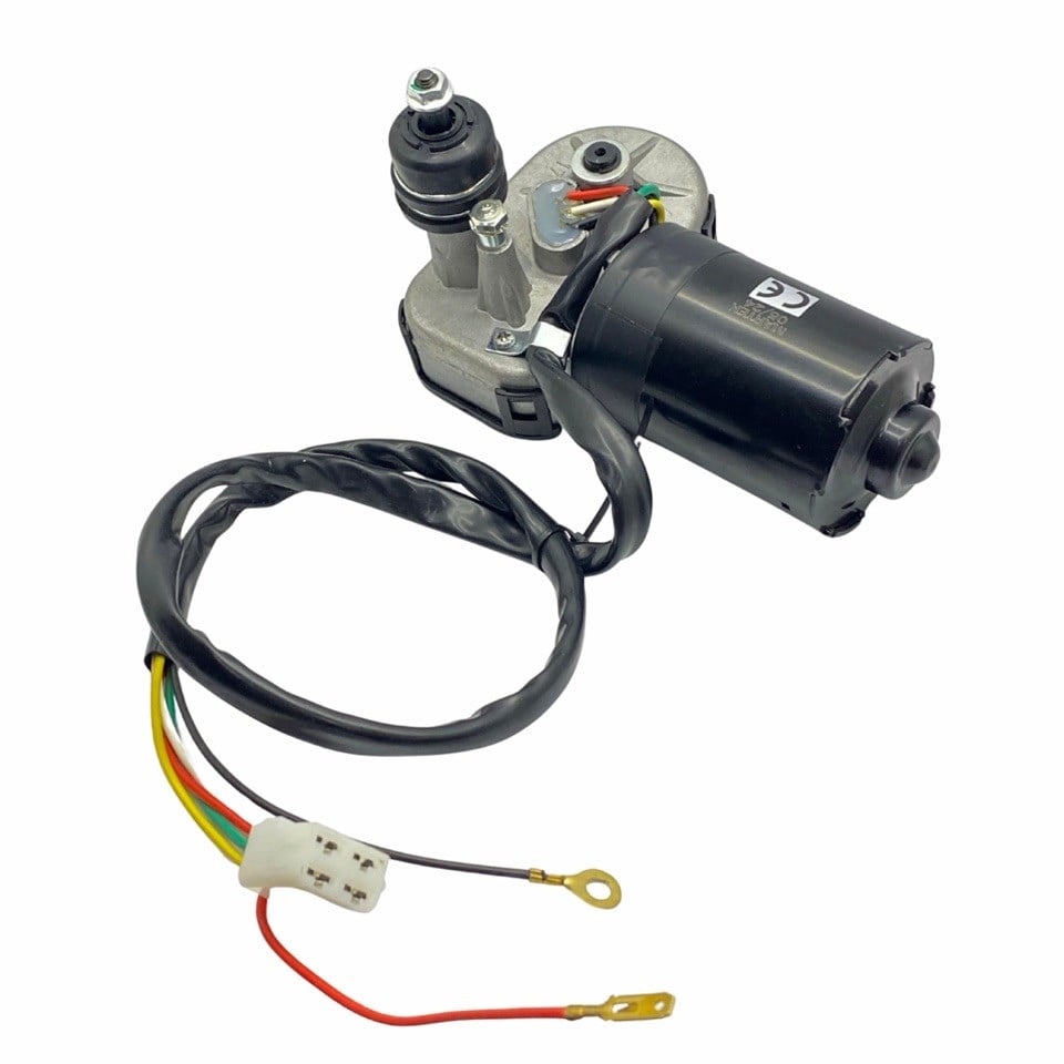 12V SİLECEK MOTORU TEK MİLLİ 90° KABİN