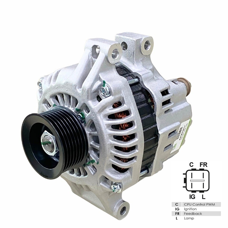 12V ALTERNATÖR DİNAMO MITSUBISHI TİPİ 70 A (C-IG-FR-L) (4 FİŞ) HONDA CR-V II/FR-V/STREAM