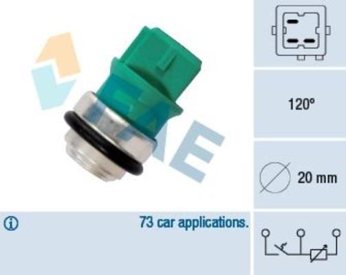 ISI MÜŞÜRÜ YEŞİL KARE SOKETLİ (3 FİŞ) RENAULT