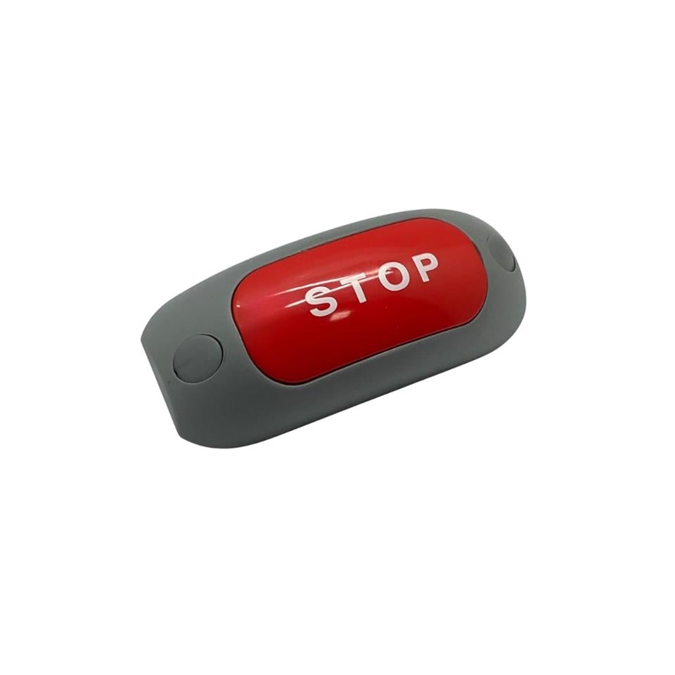 DURACAK (STOP) İKAZ BUTONU BORU TİP GRİ (YAN) (85*36 MM) BELEDİYE OTOBÜSÜ