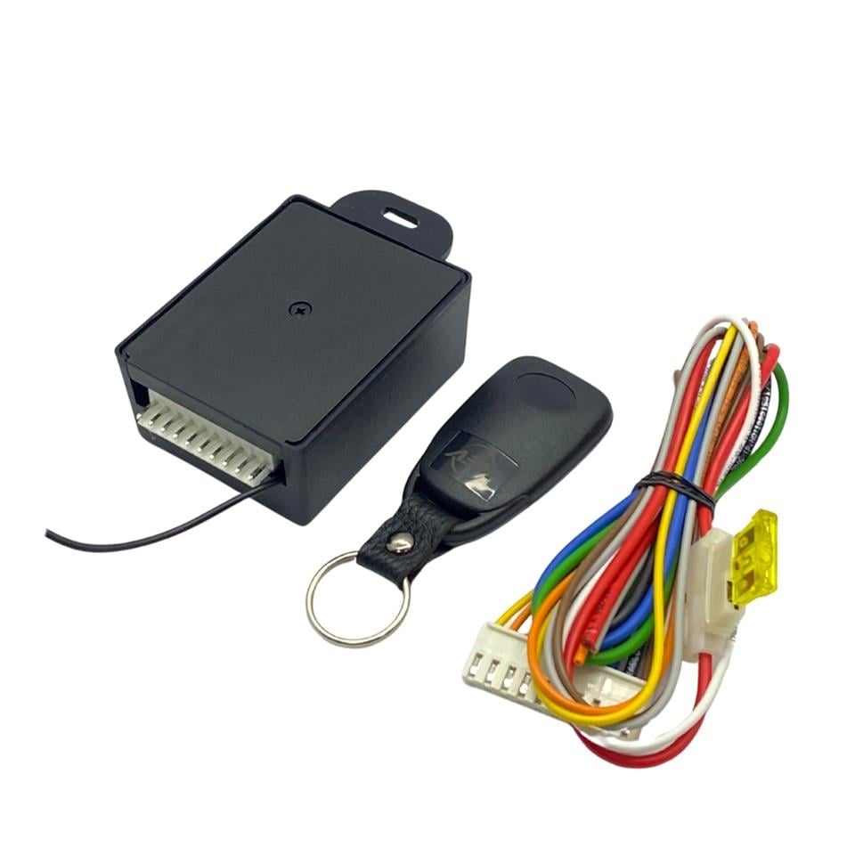 12V KAYAR KAPI MODÜLÜ (ZAMAN AYARLI-SIKIŞMA EMNİYETLİ) (KUMANDALI)