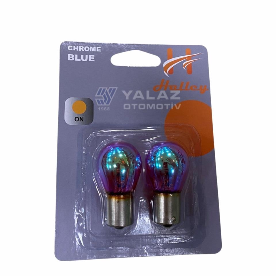HALLEY 12V 93 AMPUL 21W BLUE DİADEM SARI YAKIN TIRNAK (2 AD) ITALY