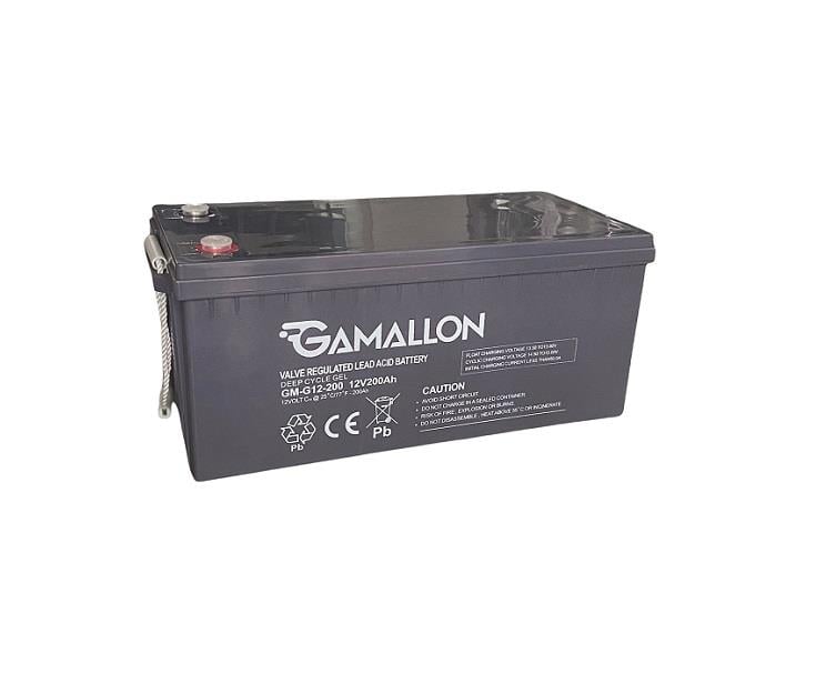 GAMALLON 12V 200 AH JEL AKÜ (520*238*223) (57KG)