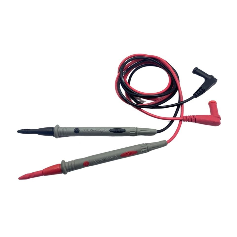 ÖLÇÜ ALETİ KABLO TAKIMI 10 A (PROB KABLO TAKIMI) (SİLİKON KABLOLU) (1.KALİTE) (1 MT)