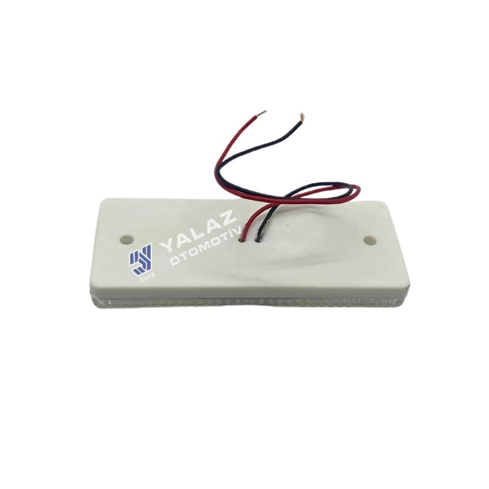 24V YAN PARK LAMBASI DORSE SİDE MARKER BEYAZ (4 LEDLİ) (E BELGELİ)