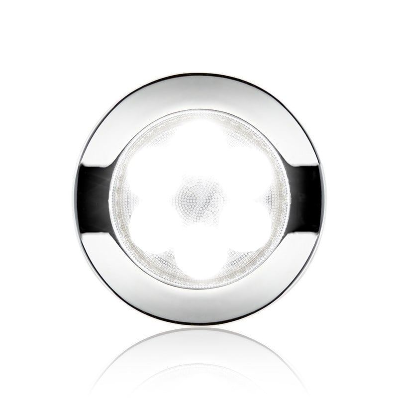 SANEL 12V-24V SPOT TAVAN LAMBA 6 LEDLİ 3000K SICAK BEYAZ (SU GEÇİRMEZ) (90 MM) (BUTONSUZ)
