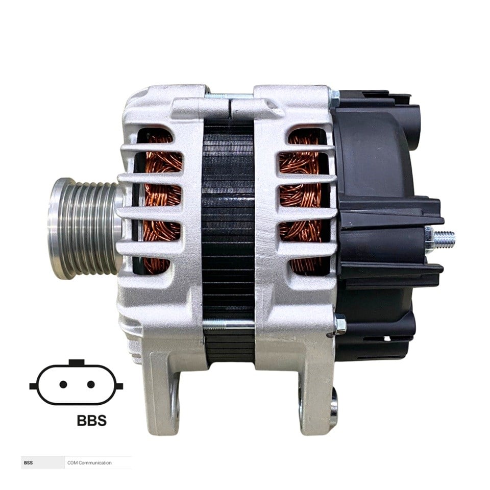 12V ALTERNATÖR DİNAMO VALEO TİPİ 230 A (BSS) (TEK FİŞ) (4 AYAK) NISSAN NV400-RENAULT MASTER III