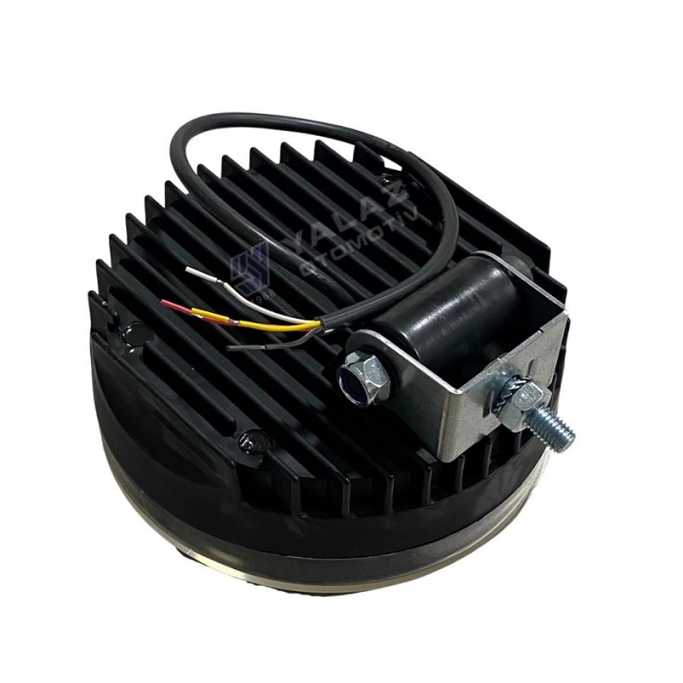 12V-24V LED LAMBA OFF-ROAD YUVARLAK (182*69 MM) (SİYAH) LEDLİ SARI-BEYAZ