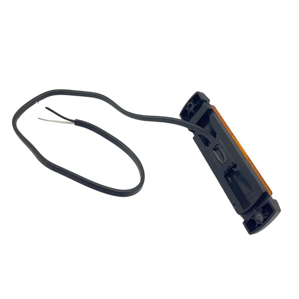 FRISTOM 12V-24V YAN İKAZ LAMBASI (SİDE MARKER) LEDLİ SARI KRONE TİP DORSE (130*32 MM) E9