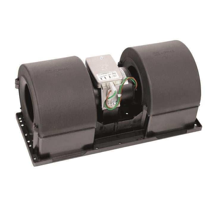 KORMAS 12V KALORİFER MOTORU BLOWER (3 DEVİR) (353*175*144 MM)