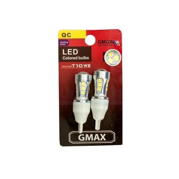12V DİPSİZ T10 (15 LEDLİ) BEYAZ (MERCEKLİ) (2 AD)