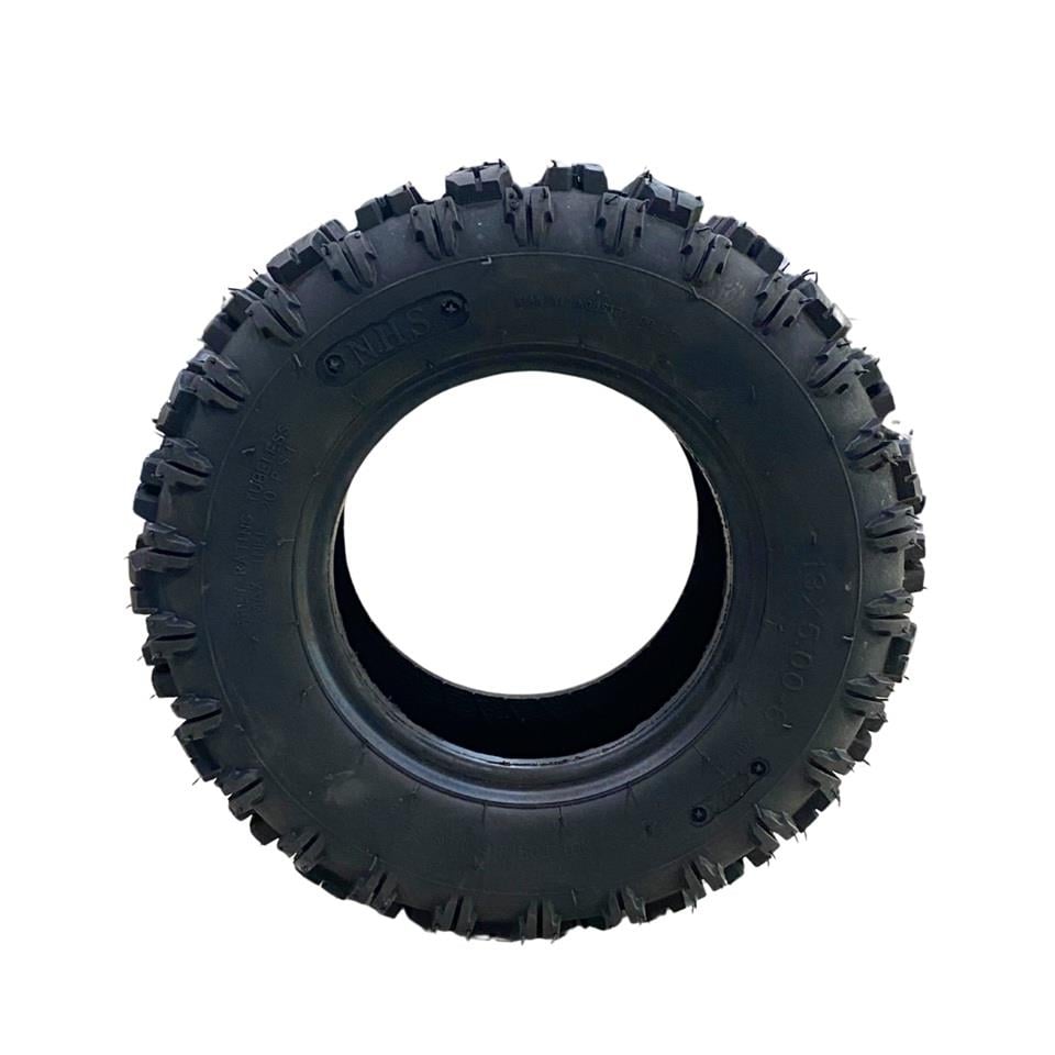 ARKA DIŞ LASTİK HAVALI TUBELESS SİYAH (13 X 5.00-6) ENGELLİ ARACI