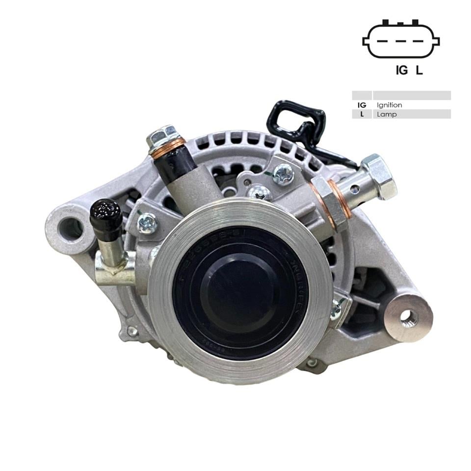 12V ALTERNATÖR DİNAMO 100 A HYUNDAI ACCENT II/GETZ 1.5 CRDI (ÖNDEN VAKUMLU)