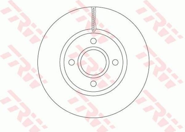 TRW FREN AYNASI (DİSKİ) ÖN FORD FIESTA VI