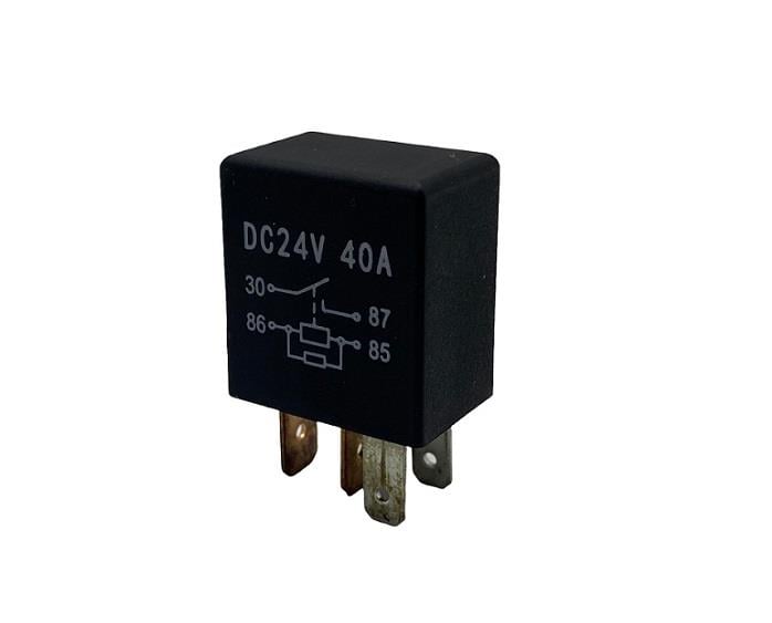24V RÖLE 4 UÇLU 40 A MİKRO (DİRENÇLİ)