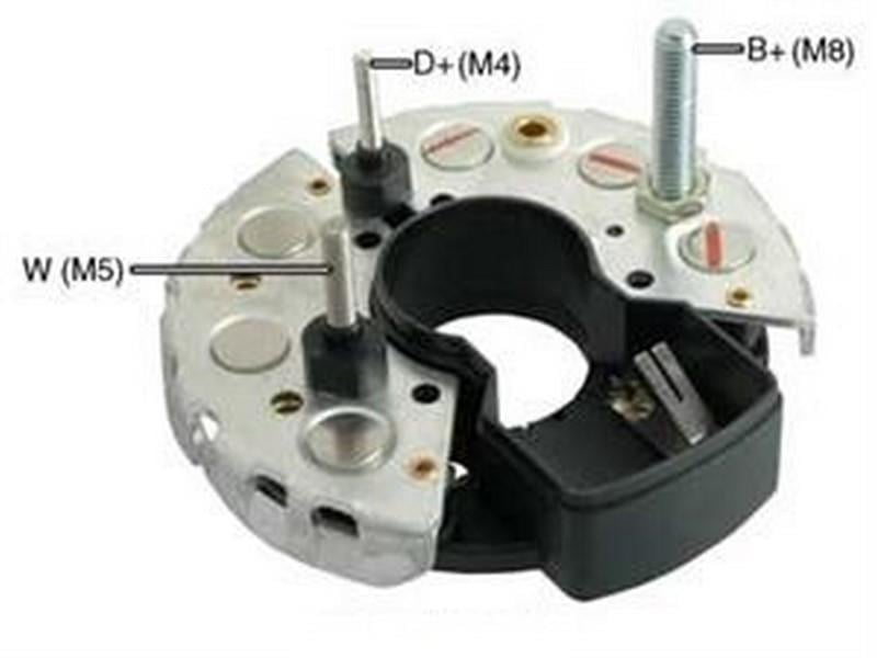 DİYOT TABLASI  BOSCH TİPİ (3 CIVATALI M4/M5/M8) MERCEDES 2521 KAMYON
