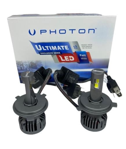 PHOTON 12V-24V H4 CSP LED XENON FAR AMPUL SETİ 6000K 7000 LÜMEN CANBUS