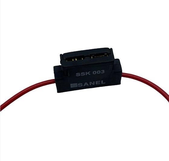 SANEL BIÇAK SİGORTA YUVASI (KAPAKSIZ) (KABLOLU) (SİGORTASIZ)