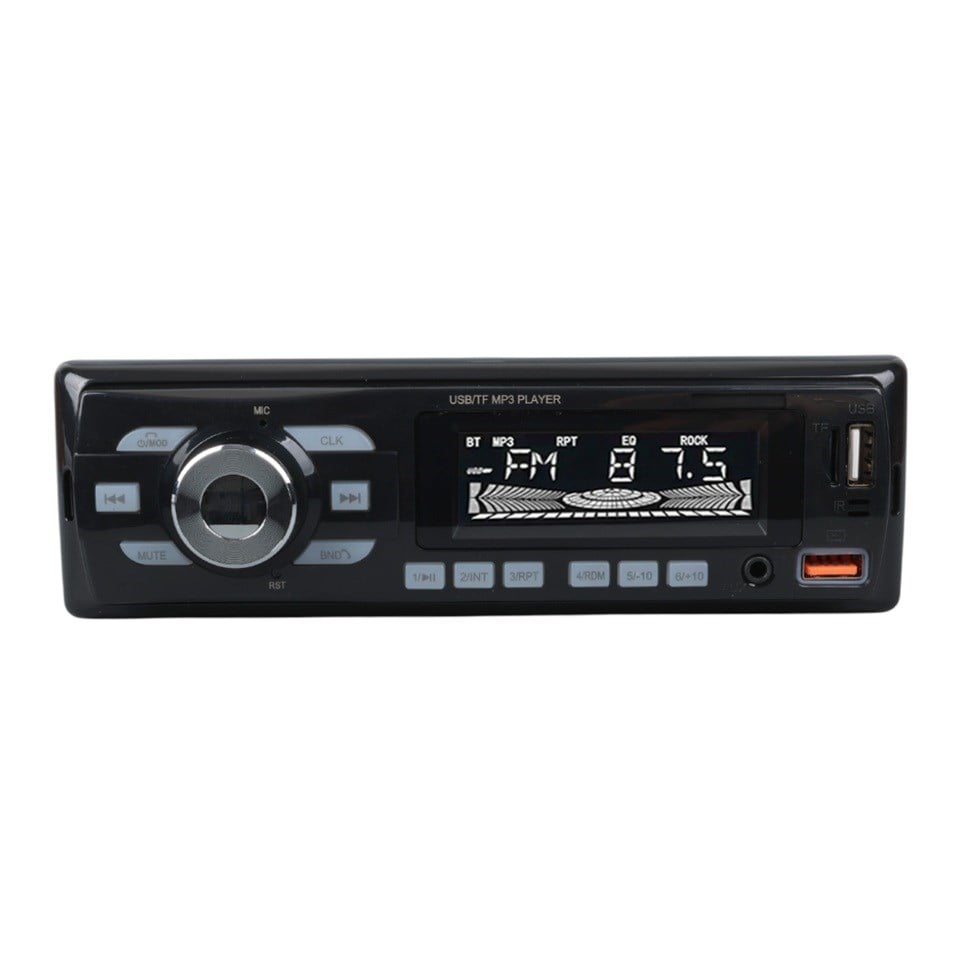 OTO TEYP-RADYO AUX/BLUETOOTH/MP3/SD KART/USB X 2 ŞARJ (UZAKTAN KUMANDALI) (7 RENKLİ)