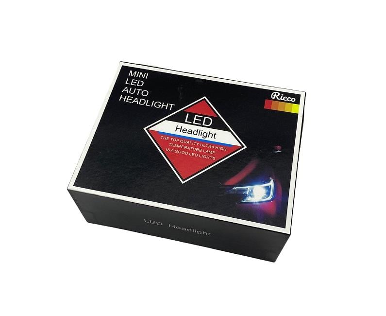 12V-24V H7 COB LED XENON FAR AMPUL SETİ 10.000K 8000 LÜMEN (BUZ MAVİ)