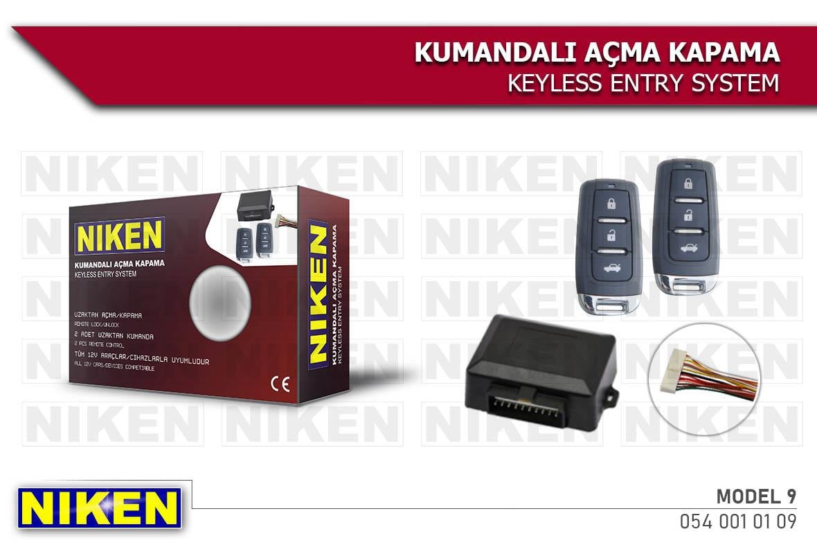 NIKEN 12V UZAKTAN KUMANDA (3 TUŞLU)