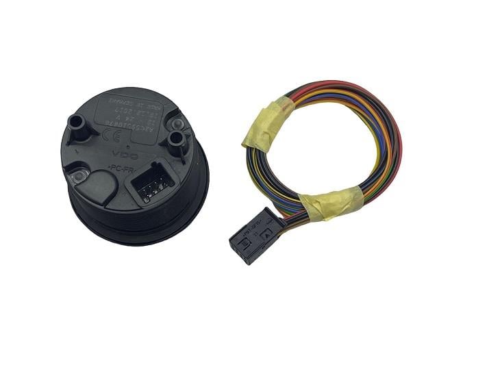 VDO 12V-24V MOTOR ÇALIŞMA SAATİ 52 MM (8 UÇLU SOKETLİ) (KABLOLU)